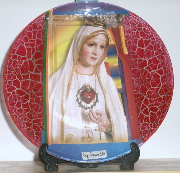 Prato Nossa  senhora de  Fátima ( vendido)